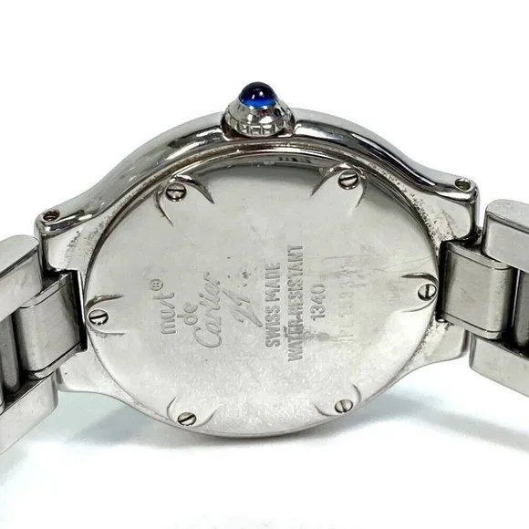 AUTHENTIC CARTIER W10109T2 1340 Must21 Vantian SM quartz Wristwatch - Picture 8 of 11